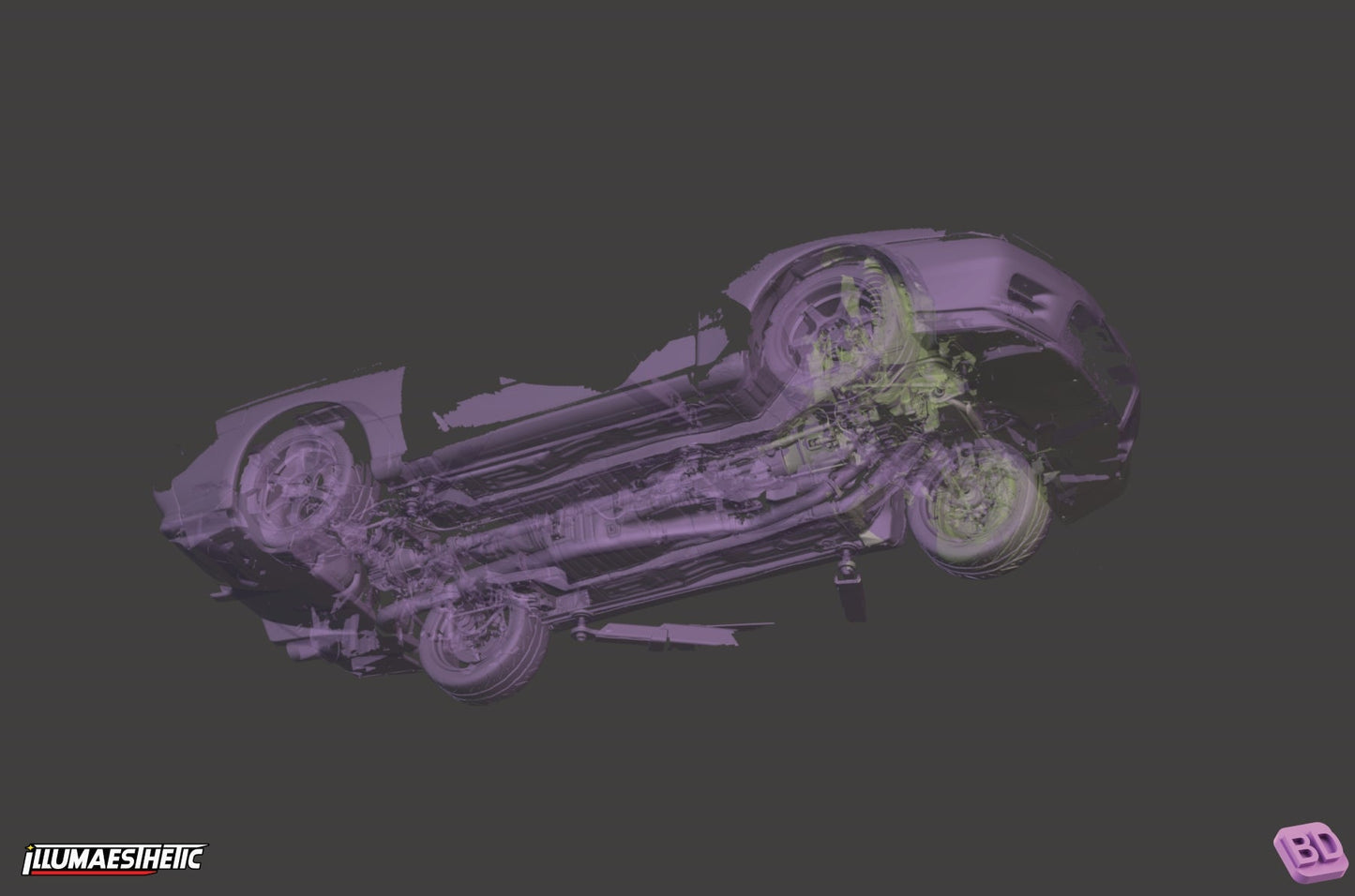 Nissan Skyline GT-R Coupe (BNR32) 3D Scan (1989-1994)