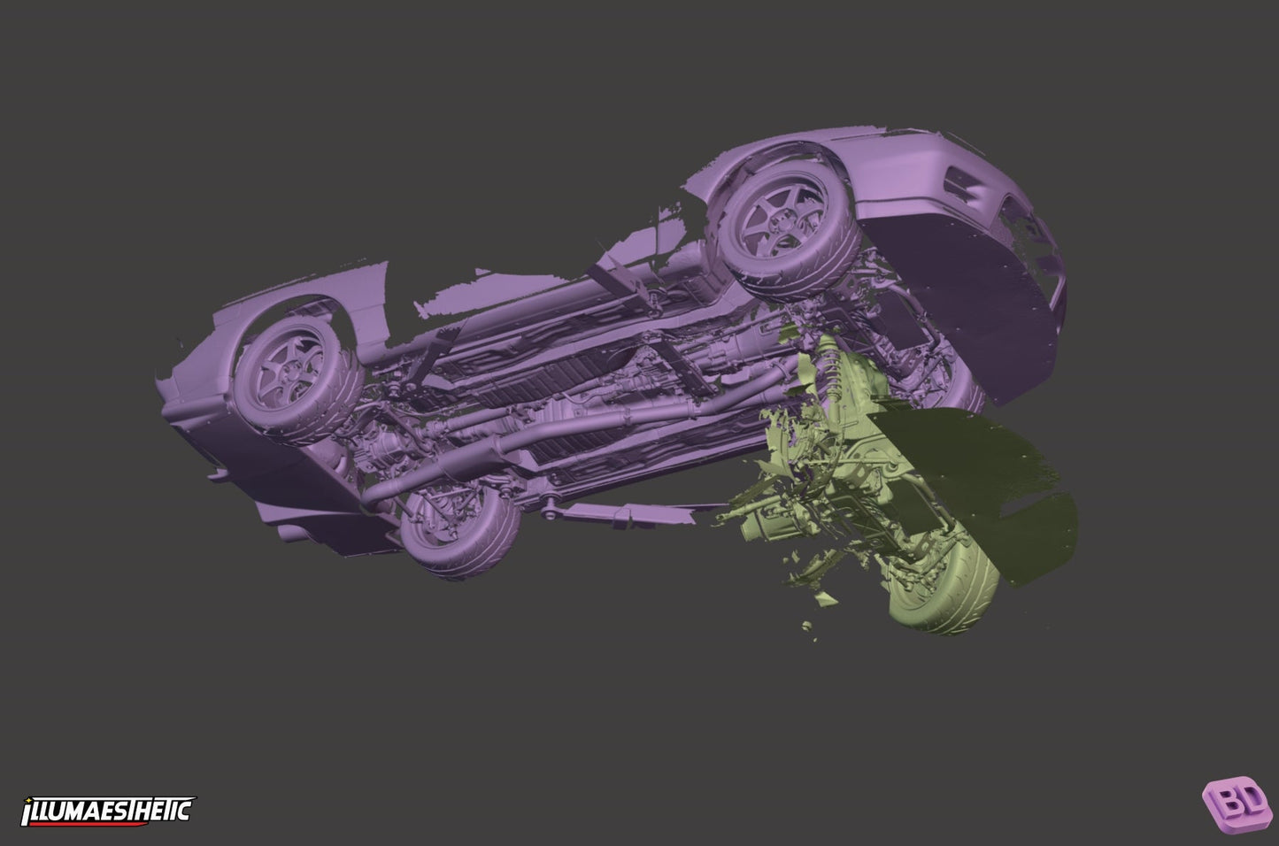 Nissan Skyline GT-R Coupe (BNR32) 3D Scan (1989-1994)