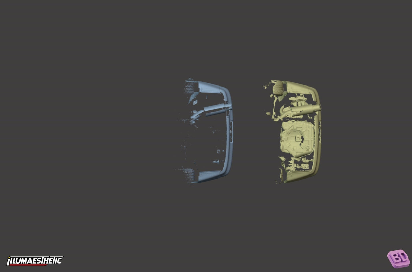Nissan Skyline GT-R Coupe (BCNR33) 3D Scan (1993-1998)