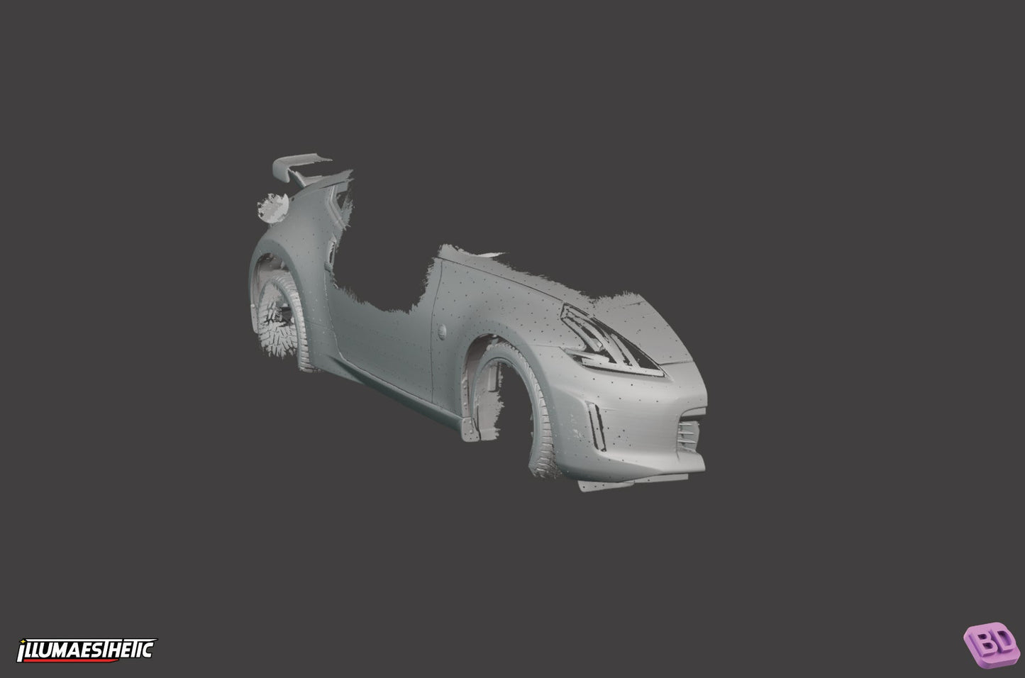 Nissan 370Z (Z34) 3D Scan (Facelift, 2013-2020)