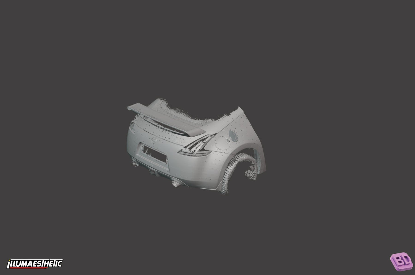 Nissan 370Z (Z34) 3D Scan (Facelift, 2013-2020)