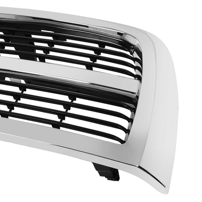 2009-2018 Dodge Ram Black w/ Chrome Frame Front Grille Assembly