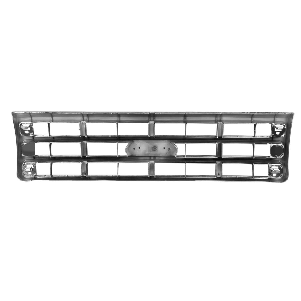 1987-1991 Ford F150 Chrome/Dark Argent Grille Assembly