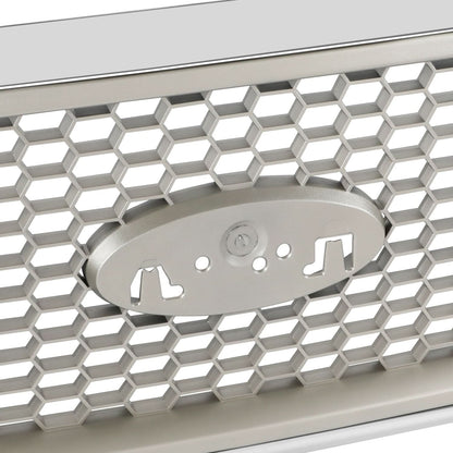 2004-2008 Ford F150 Lariat Style Front Grille Silver Chrome