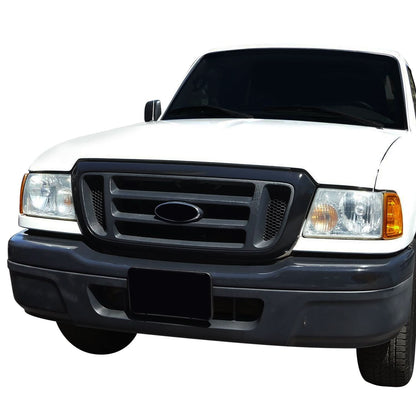1998-2005 Ford Ranger Black Front Grille with Argent Bar