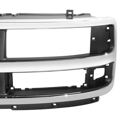 1996-2002 GMC Savana Front Grille Chrome/Silver/Grey