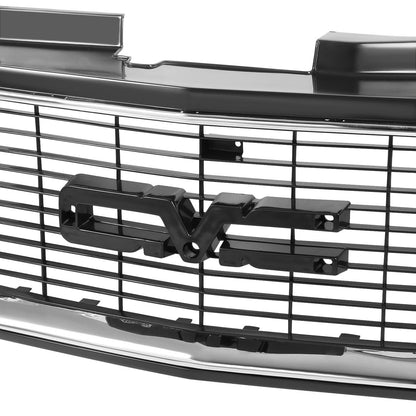 1988-2001 GMC C10 Chrome/Black Front Grille