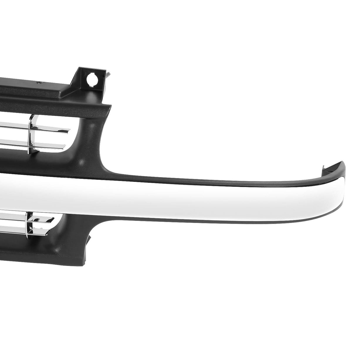 99-02 Chevrolet Silverado Chrome/Black Grille Assembly