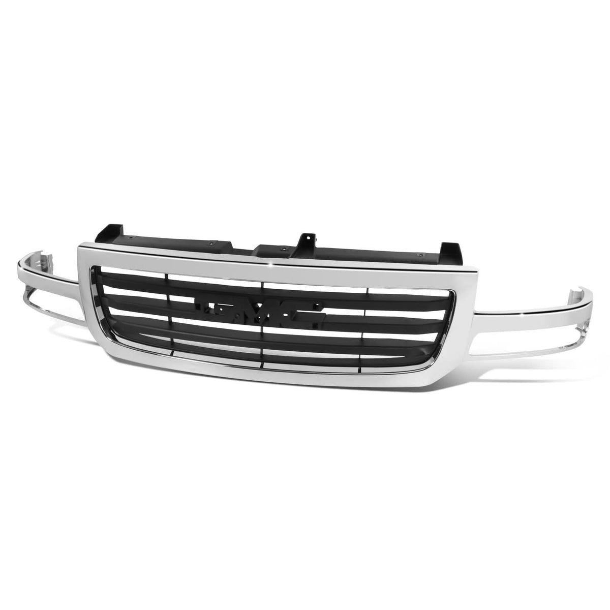 03-06 GMC Sierra 1500/2500 Black Chrome Grille Assembly