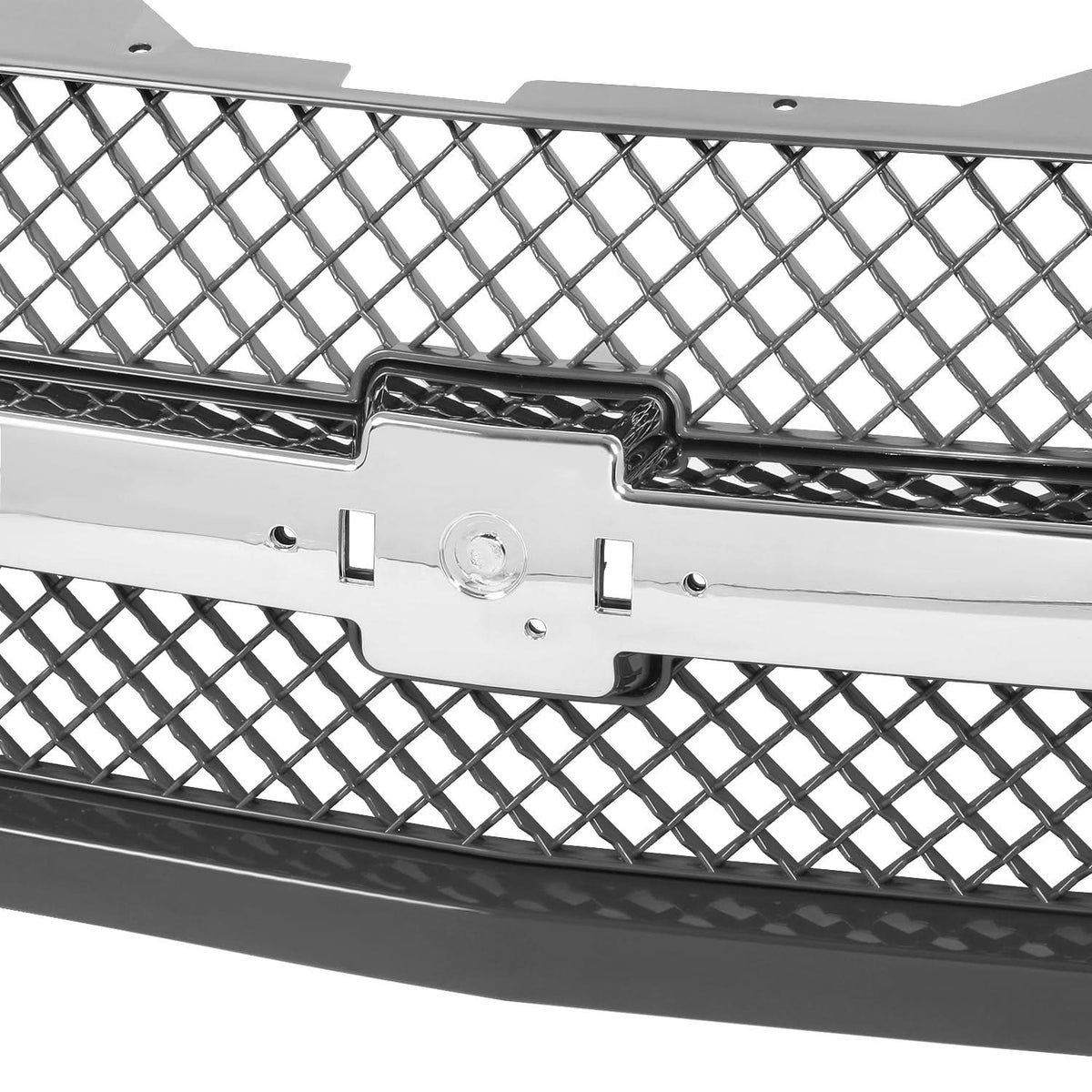 2003-2005 Chevrolet Silverado OE Style Front Grille Gray w/ Chrome