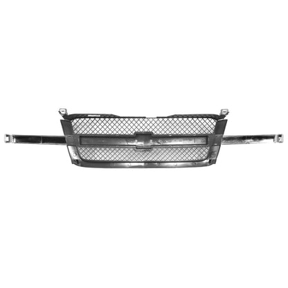 2003-2005 Chevrolet Silverado OE Style Front Grille Gray w/ Chrome