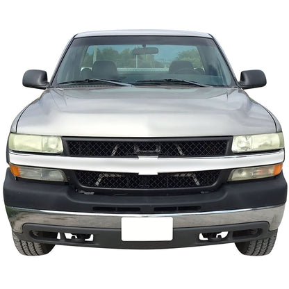 1999-2002 Chevrolet Silverado 2500HD/3500HD Chrome Black Grille