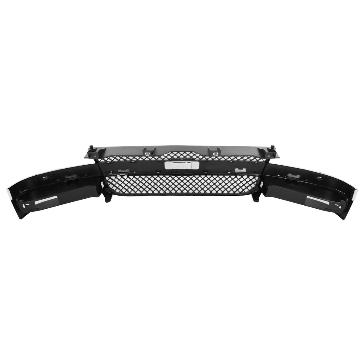 2003-2022 GMC Express/Savana Dark Gray Grille with Chrome Molding