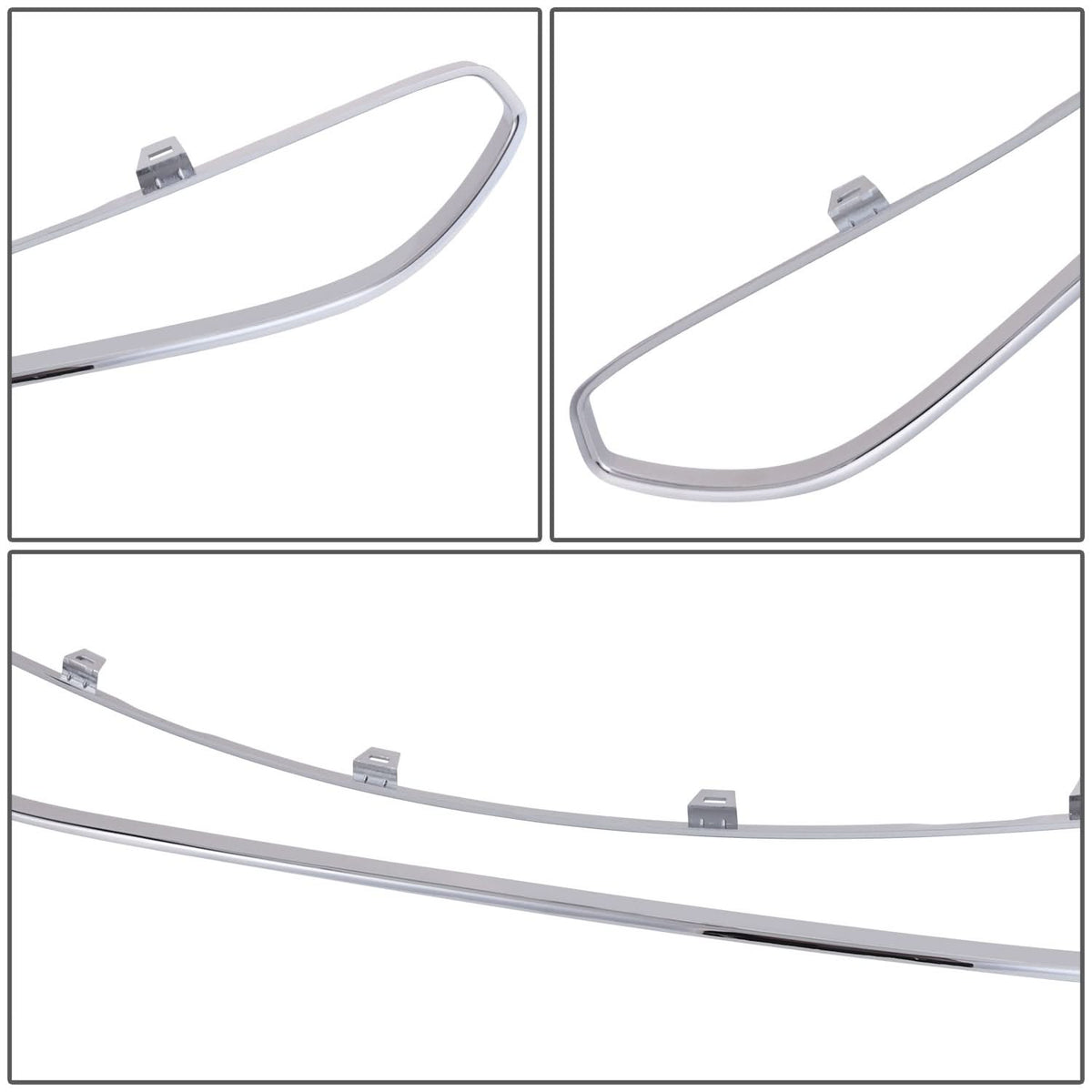 2010-2012 Ford Fusion Front Bumper Grille Molding Chrome Trim