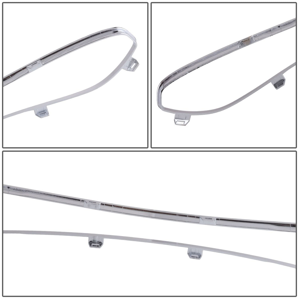 2010-2012 Ford Fusion Front Bumper Grille Molding Chrome Trim