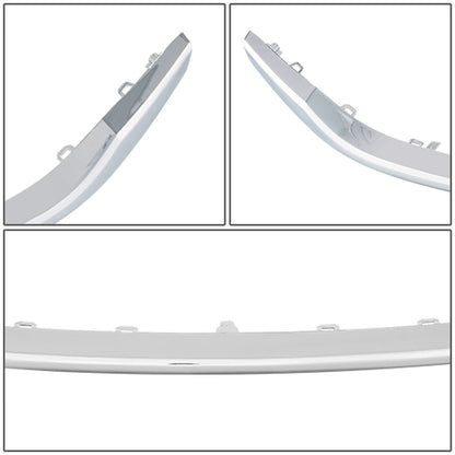 2013+ Honda Civic Front Bumper Lower Chrome Grille Trim Molding