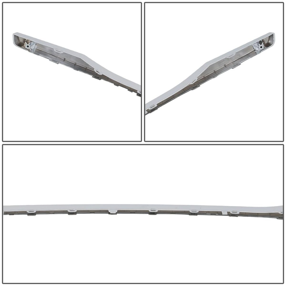 2013+ Honda Civic Front Bumper Lower Chrome Grille Trim Molding