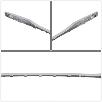 2013+ Honda Civic Front Bumper Lower Chrome Grille Trim Molding