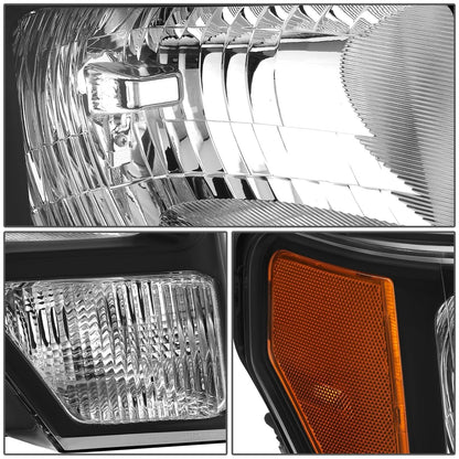 2010-2014 Ford F-150 OE Style Right Headlight - Black Housing
