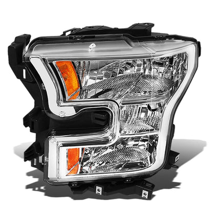 2015-2017 Ford F-150 OE Style Chrome Headlights Left Side