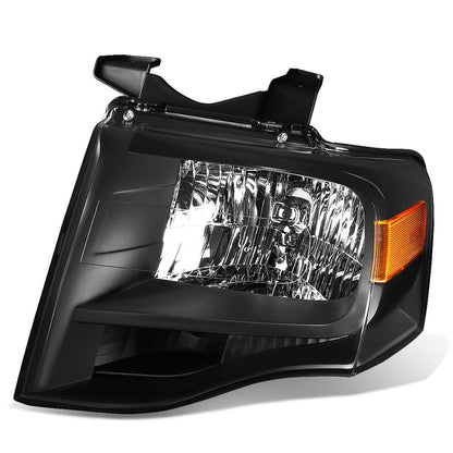 2007-2014 Ford Expedition OE Style H13 Headlight - Black Housing Left