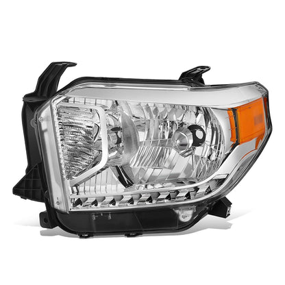 2014-2017 Toyota Tundra Chrome Headlights - Right Side Clear Lens