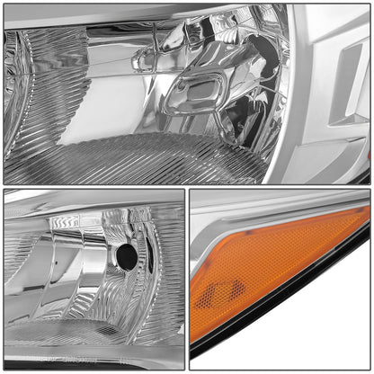 2013-2016 Ford Escape OE Style Headlights Chrome Housing Left Side