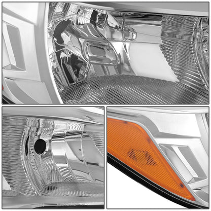 2013-2016 Ford Escape OE Style Right Headlight Chrome Housing