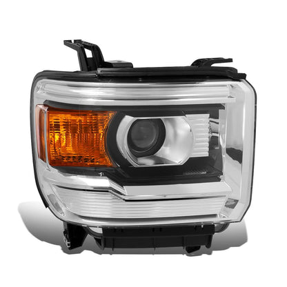 14-19 GMC Sierra OE Style Right Headlight - Black Housing H7 Halogen