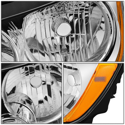 2011-2013 Jeep Grand Cherokee OE Style Left Headlight - Chrome Housing