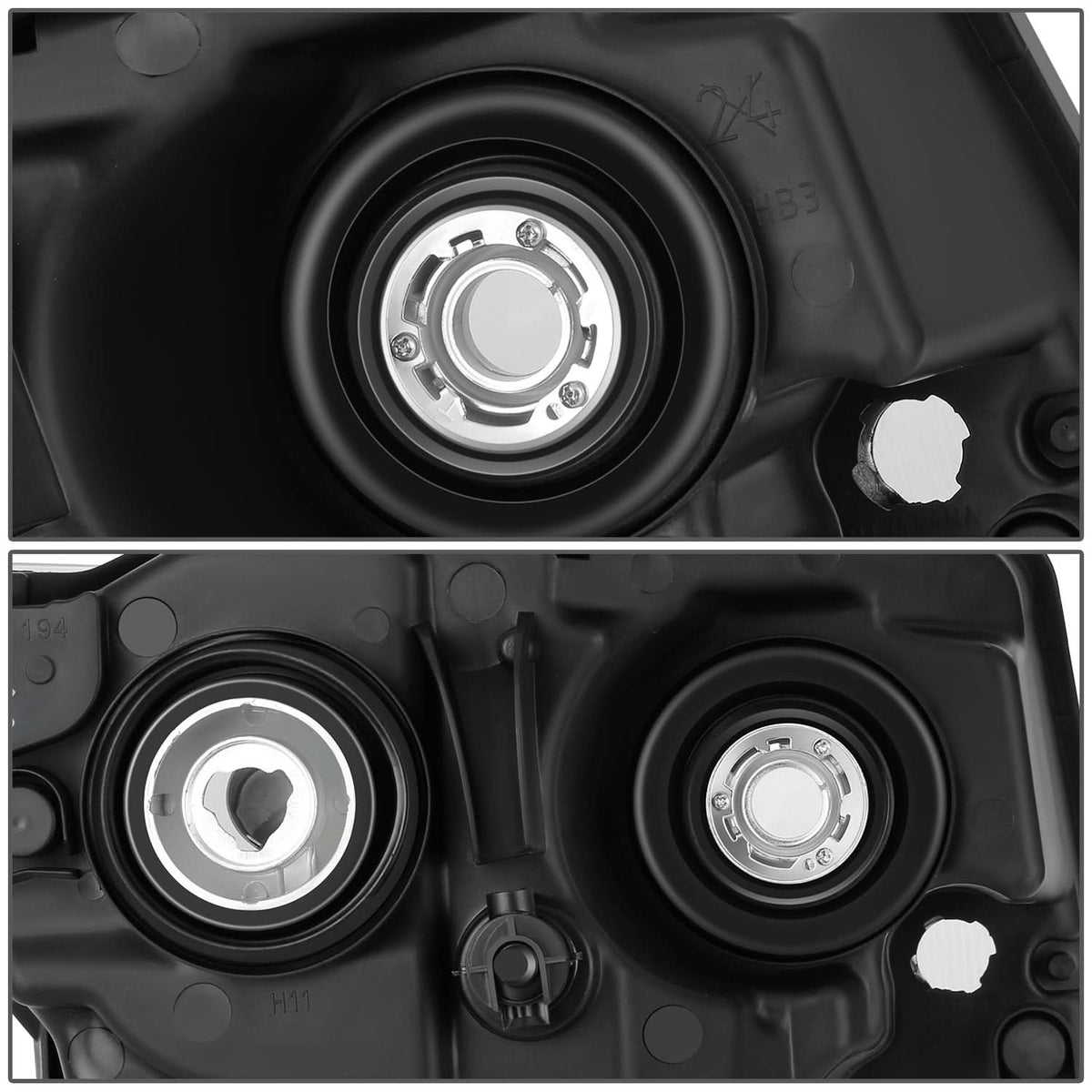 2011-2013 Jeep Grand Cherokee OE Style Left Headlight - Chrome Housing
