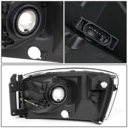 2007-2010 Dodge Ram OE Style Right Headlight - H13 Bulb