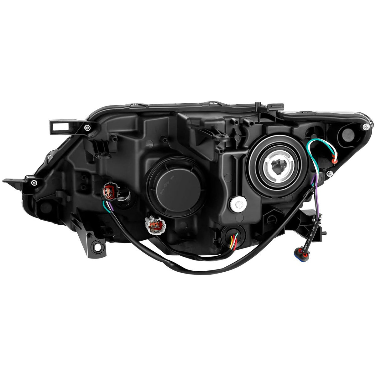 2014-2016 Nissan Rogue Halogen Headlights - Black Housing Right Side