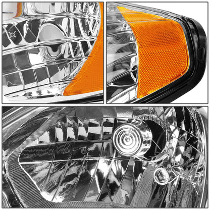 2006-2011 Hyundai Accent OE Style Left Headlight - Chrome