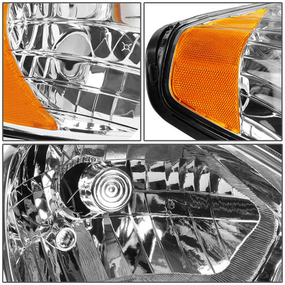2006-2011 Hyundai Accent OE Style Right Side Headlight - Chrome