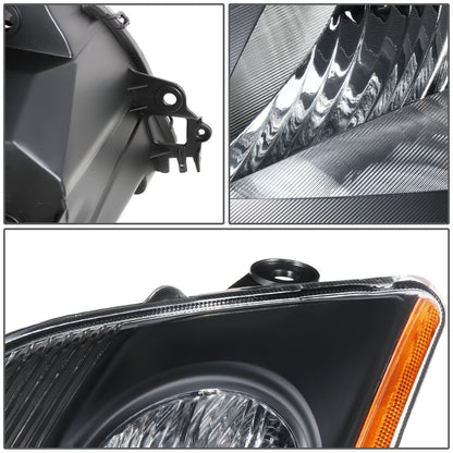 07-09 Nissan Sentra OE Style Left Side Black Headlight