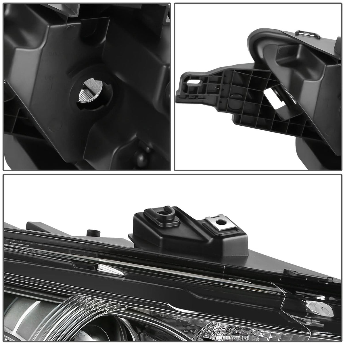 2013-2019 Ford Taurus OE Style Right Headlight - Black Housing