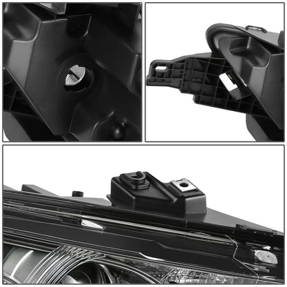 2013-2019 Ford Taurus OE Style Right Headlight - Black Housing