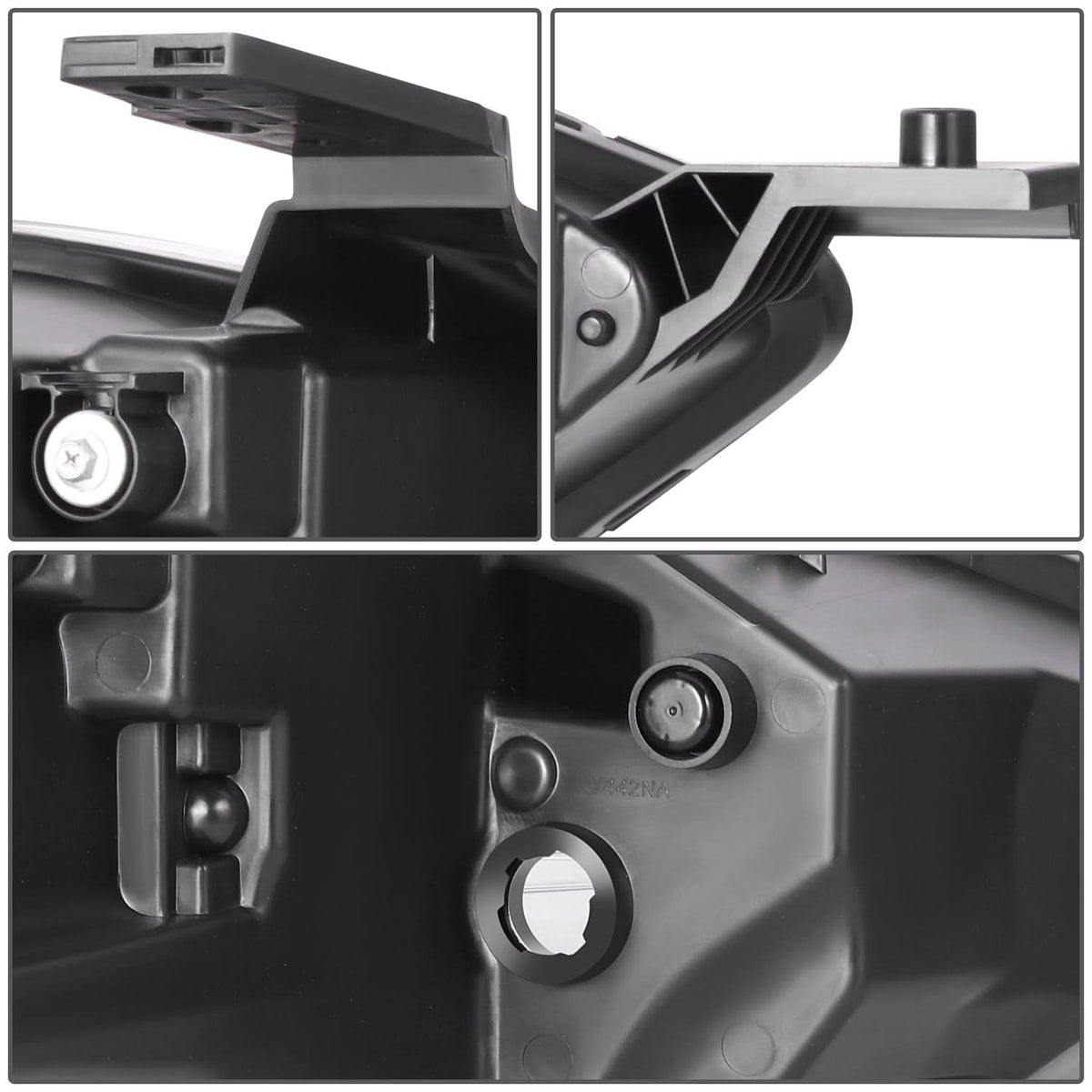2013-2016 Dodge Dart OE Style Black Housing Headlights - Left