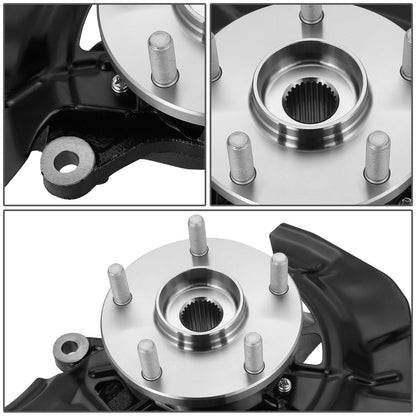 2007-2011 Toyota Camry Front Left Loaded Knuckle Assembly - OEM Black