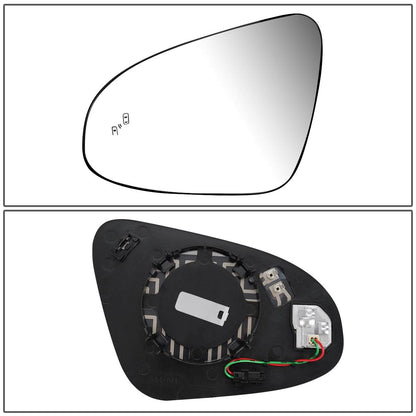 2017-2019 Toyota C-HR OE Style Mirror Glass Lens - Left Heated BLIS