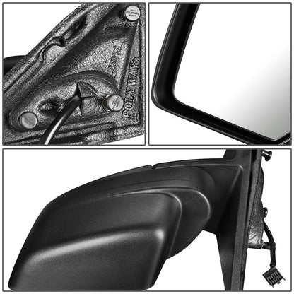07-17 Jeep Patriot OEM Powered Side Mirror - Left Textured Black