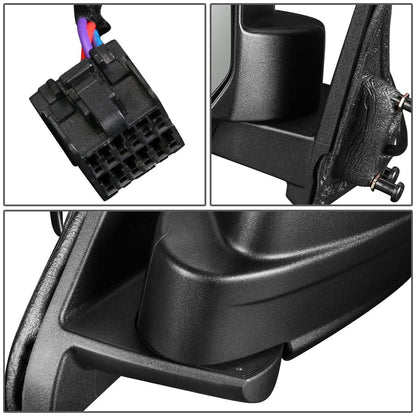 07-17 Jeep Patriot OEM Powered Side Mirror - Left Textured Black