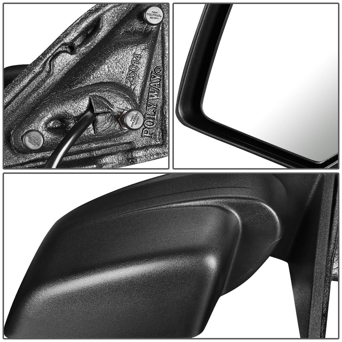 10-16 Jeep Patriot OEM Powered Heated Side Mirror - Textured Black Left
