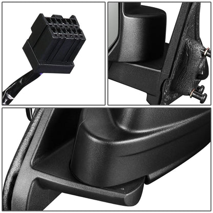 10-16 Jeep Patriot OEM Powered Heated Side Mirror - Textured Black Left