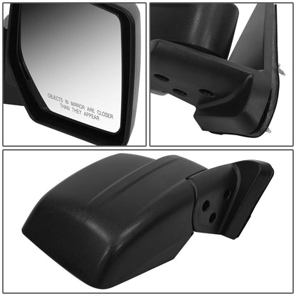 07-17 Jeep Patriot OEM Style Manual Side Mirror - Textured Black Right