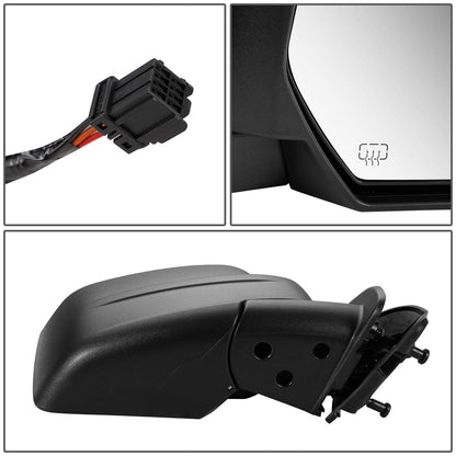 2008-2013 Jeep Liberty OEM Powered Heated Side Mirror - Black Right