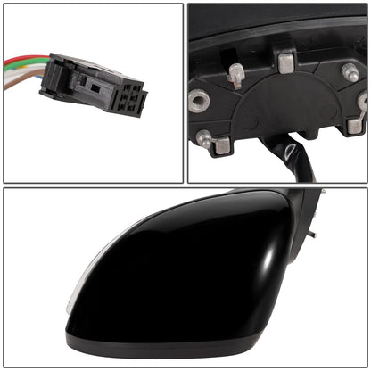 2013-2015 Fiat 500 OEM Style Powered Heated Signal Folding Mirror