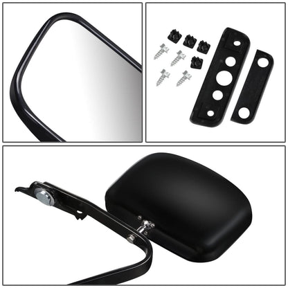 87-91 Ford F-150 Manual Side Mirror - Black