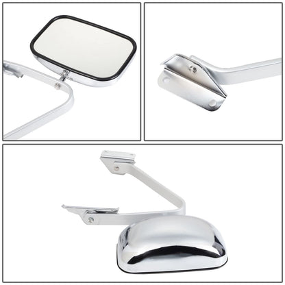 87-91 Ford F-150 OE Style Manual Side Mirror - Chrome